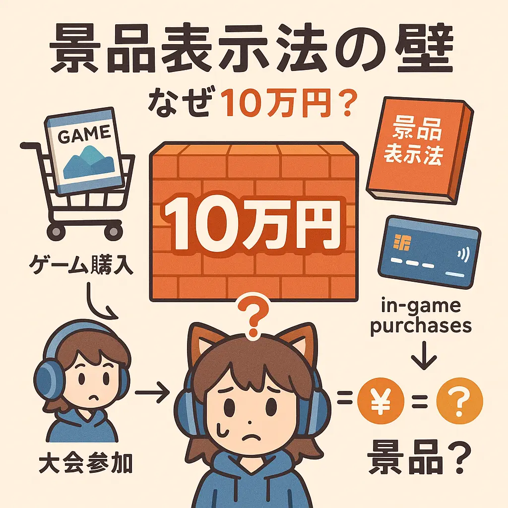 「賞金10万円の壁」はなぜ生まれたか - 【eスポーツと法律の交差点】日本で「ゲームで稼ぐ」が合法になる日は来るか